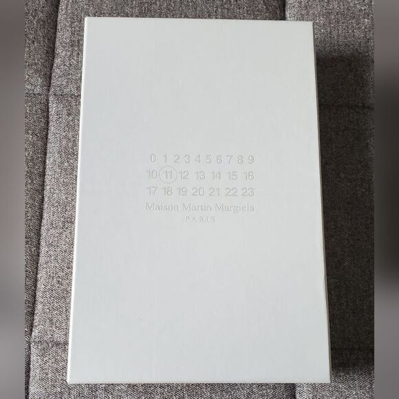 Maison Martin Margiela 11 Silver Cracked Leather Foil Travel Long Wallet Clutch - Picture 15 of 15